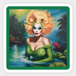 Drag Queen Creature from the Black Lagoon Sticker